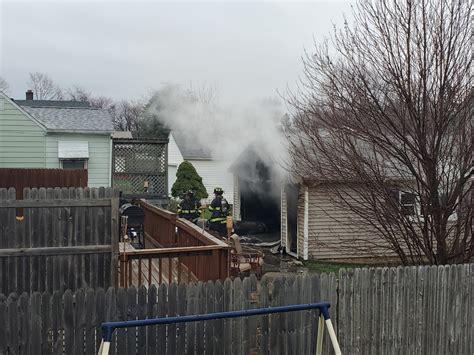 Firefighters Battle Smoky Blaze In Garage Saturday Afternoon