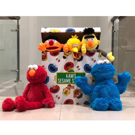 Kaws X Sesame Street Toy Complete Box Toywalls