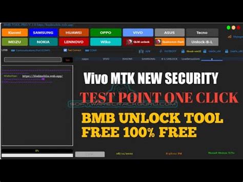 Bmb Unlock Tool Free Mtk New Security Youtube