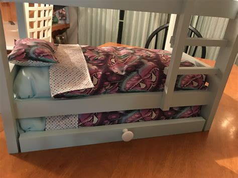 18” American Girl Doll Bunk Bed Doll Bunk Beds Home Decor Bunk Beds