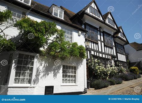 Pretty English Village Stock Photo Image Of Tudor Pastime 32407496