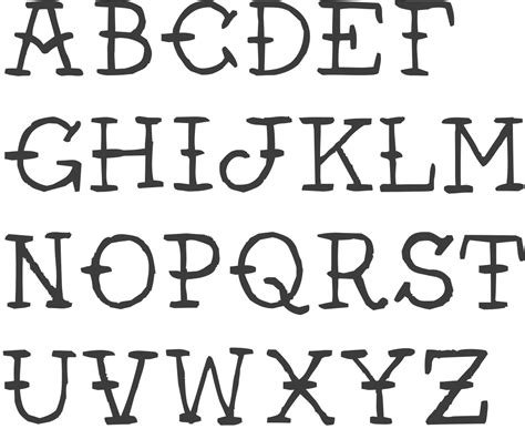 Creating your own font has never been easier. MyFonts: Tattoo fonts