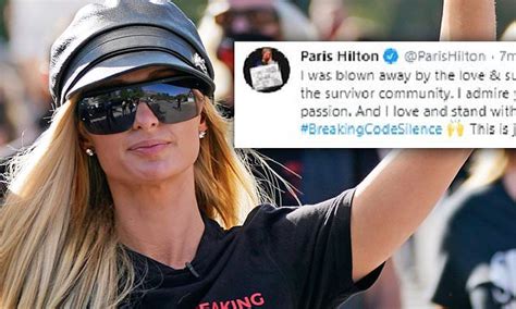 Paris Hilton Says Shes Blown Away By The Support She Received After