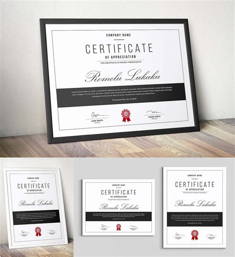 Sertifikat Template Psd Download This Free Certificate Psd Template