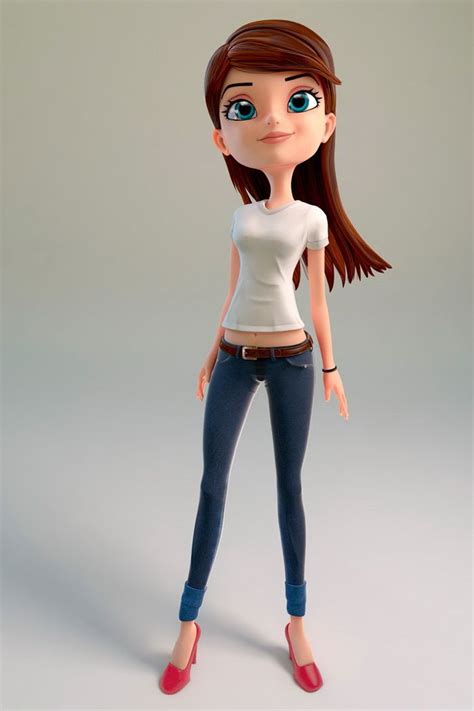 3d Cartoon Girl Cartoon Cute Cartoon Girls Characters Female Characters Cartoon Characters