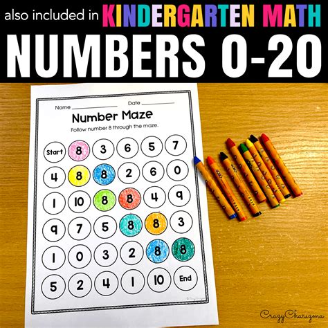 Differentiated Number Worksheets 0 20 Mazes