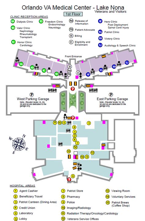 Campus Map Va Orlando Health Care Veterans Affairs