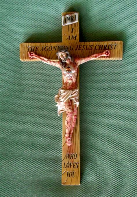 Seventeen Inch Crucifix Most Precious Blood Statue Fiat Imports