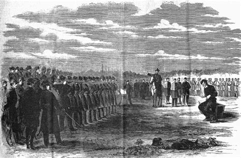 Civil War Washington Dc The 13 December 1861 Execution Of Pvt