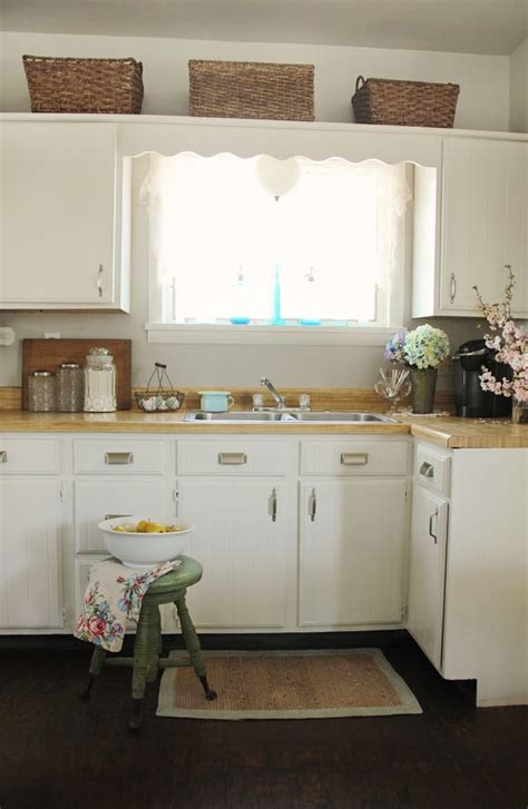 Unfinished and flat wood is the easiest surface to work with. Kitchen Cabinets Painted! ~ before and after | Kitchen ...