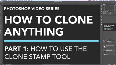 Photoshop Clone Stamp Tutorial For Beginners Youtube