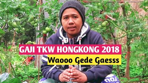 Gaji Tkw Hong Kong 2018 Waooo Gede Gaesss Youtube