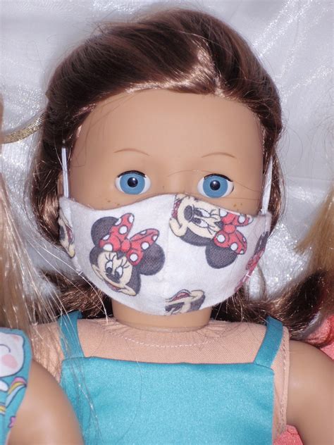 18 Inch Doll Assorted Face Masks Doll Face Mask Stuffed Etsy