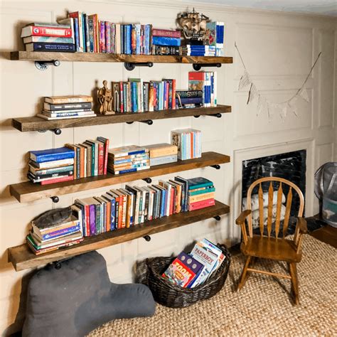 Kids Bedroom Storage Solutions Week One Wall Mounted Book Shelf