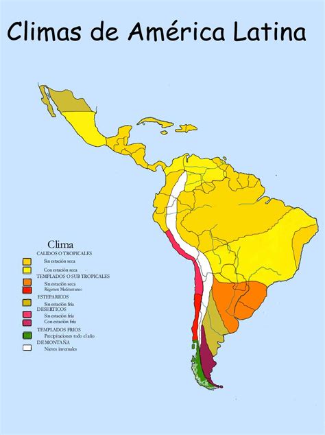 Mapa De América Latina