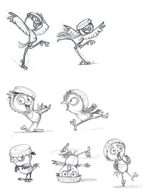 Exclusive The Art Of Rio 2 Movie Character Sketch Character Sketch