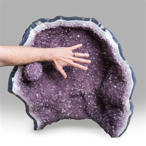 Large Amethyst Crystal Cluster Geode V2 Astro Gallery Touch Of Modern