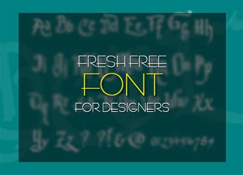 15 Super Fresh Free Fonts For Graphic Designers Fonts Graphic
