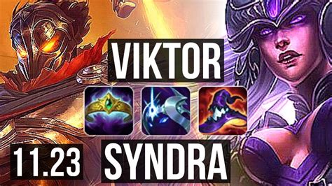 Viktor Vs Syndra Mid Defeat Rank Viktor Legendary Kr
