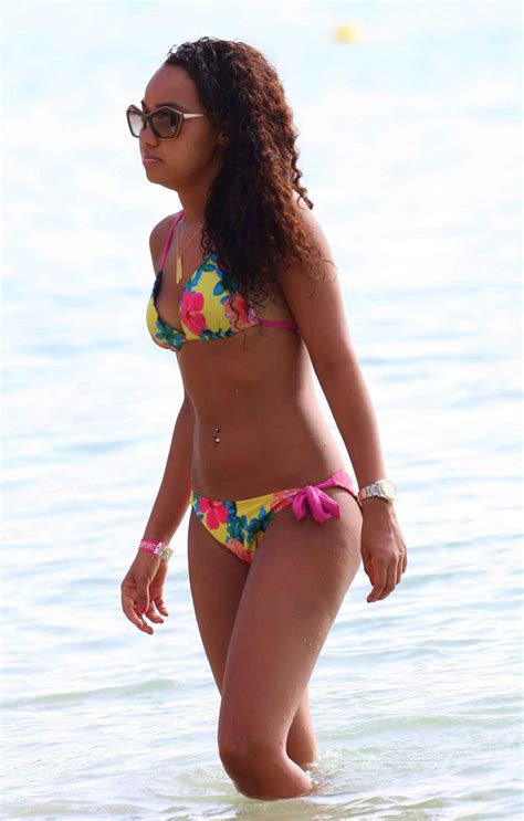 Leigh Anne Pinnock Bikini Pics Beach In Barbados Dec