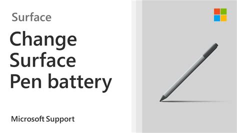 How To Change The Battery On Your Surface Pen With No Clip Microsoft