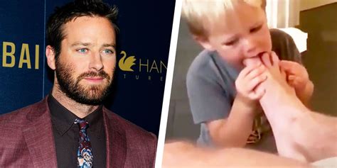 Armie Hammers Son Sucking His Dads Toes Is Not That Weird
