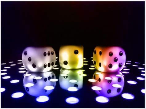 3D Colorful Dice Design Colorful Background Wallpapers | Colorful Background Wallpapers