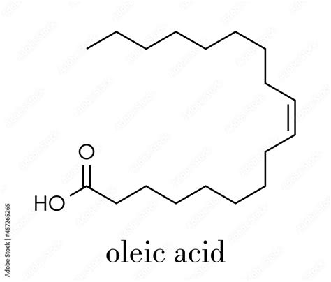 Oleic Acid Omega 9 Cis Fatty Acid Common In Animal Fats And