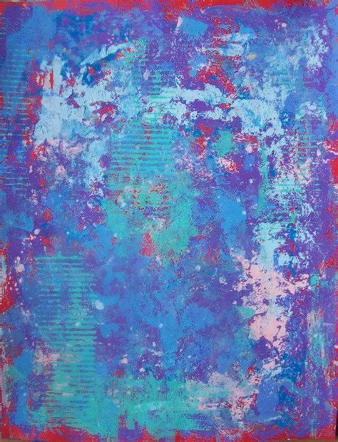 Blue Mood Original Abstract Painting Acrylic On By Mymexicanart 9500