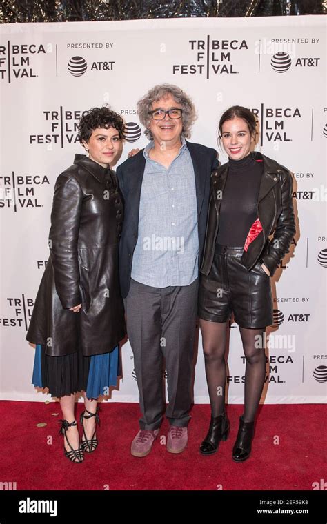 L R Alia Shawkat Miguel Arteta And Laia Costa Attend The Screening Of Duck Butter During