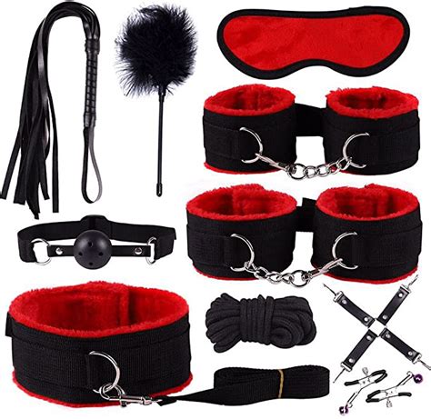 Amazon Com Bondaged Restraints Sex Set Adults Bed Bondaged Kit Adult Sexy Straps Toys BDSM