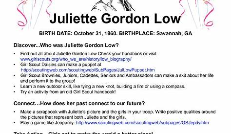 juliette gordon low printable