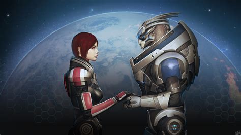 Wei Commander Shepard Commander Shepard Female Garrus Vakarian