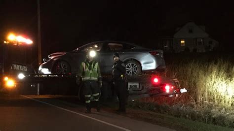 Driver Crashes Into Power Pole Downs Power Lines In Germantown