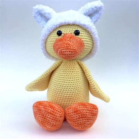 Crochet Pattern Duck Eva Haakpatroon Etsy Haaknaald