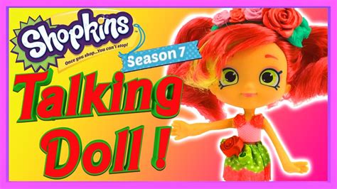 Shopkins Season 7 Shoppie Talking Doll Rosie Bloom Join The Party