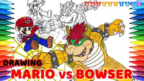 Browser is a character of this cartoon. Drawing Super Smash Bros. Mario vs Bowser #120 | Drawing ...