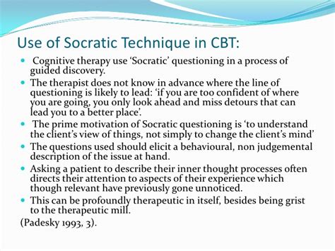 Socratic Questioning Changing Minds Or Guiding Discovery - Copy of psychiatric interview
