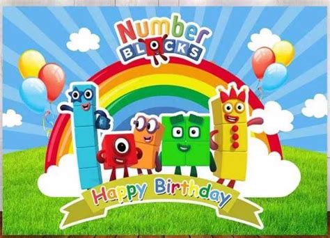 Numberblocks Birthday Banner Shopmallmy