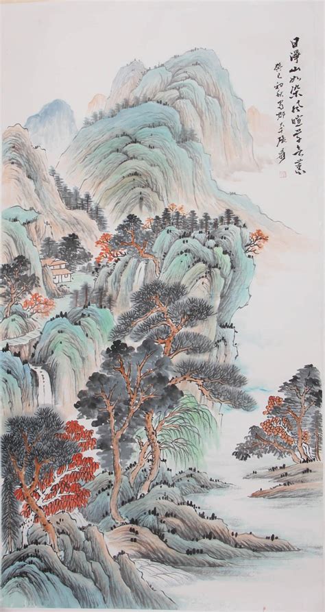 Sold Price A Chinese Mountain Paintingzhang Daqian Mark April 1