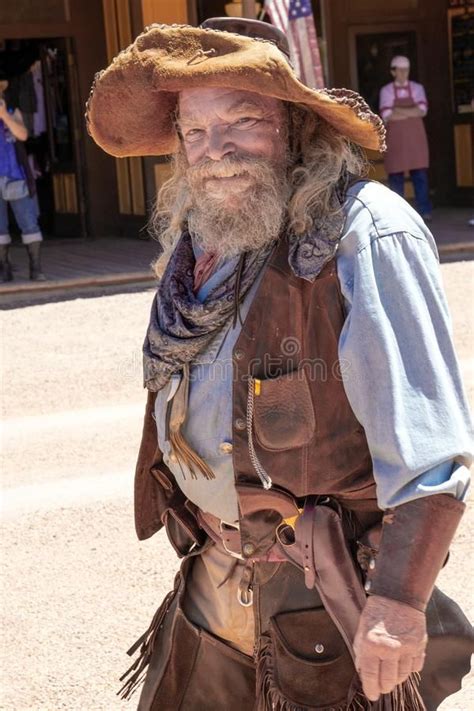 Old Wild West Cowboy Miner Character Editorial Stock Image Image Of
