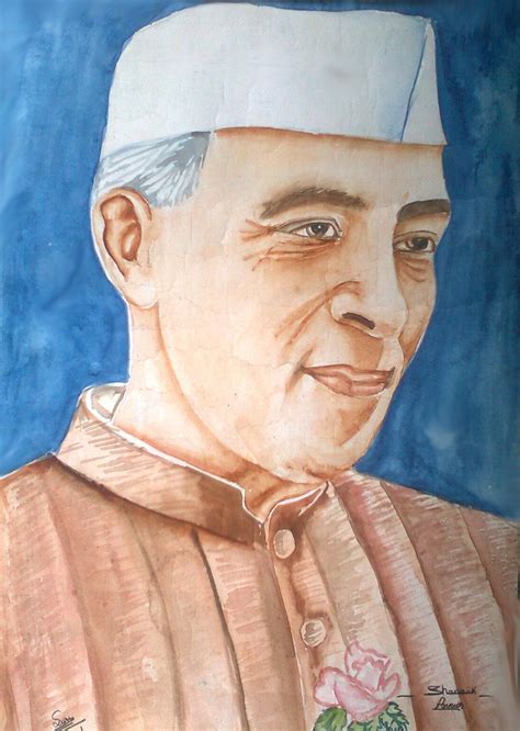 Jawaharlal Nehru Colour Photo