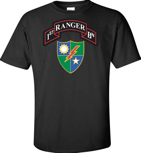 Us Army 1st Ranger Battalion 75th Ranger Regiment T Shirt
