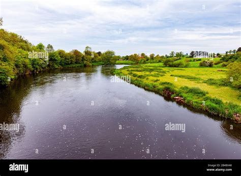 Boyne River Near Newgrange Visitor Center County Meath Ireland Stock