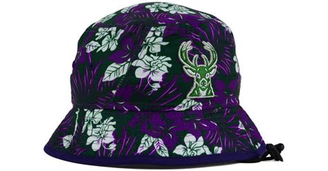 Ktz Milwaukee Bucks Wowie Bucket Hat In Purple For Men Lyst
