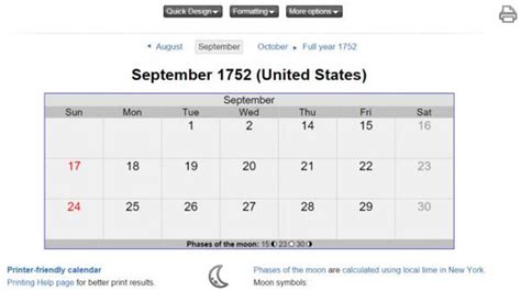 September 1752 Was Exceptionally Short
