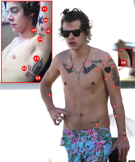 Here presented 63+ harry styles tattoos drawing images for free to download, print or share. Harry Styles' Tattoos: Mapping One Direction Star's Body Art