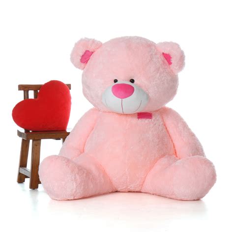 Lulu Shags 52 Pink Life Size Stuffed Teddy Bear Giant Teddy Bears