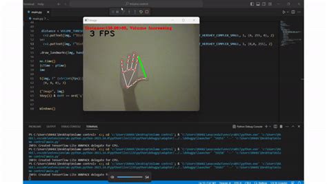 GitHub Rahulbaburaj1 Hand Gesture Volume Controller Using OpenCV And