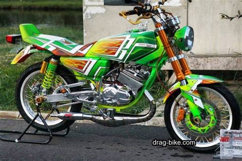60 Foto Gambar Modifikasi RX KING Modif Keren Air Brush Kontes drag